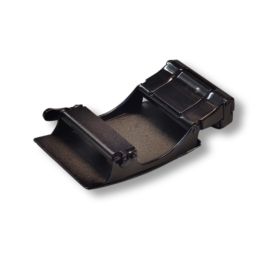 Élégance et praticité avec notre ceinture automatique en cuir noire. Boucle en acier grise pour un look moderne.